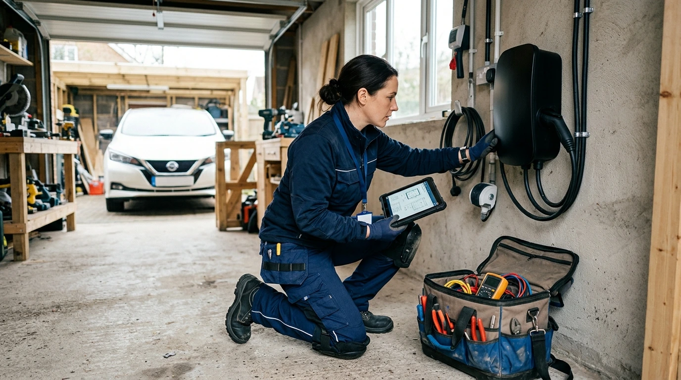 Installateur qualifié IRVE en intervention