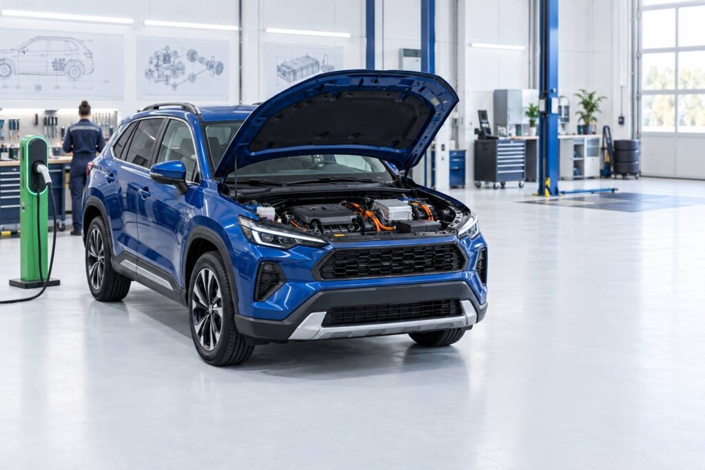 Illustration éditoriale du sujet : Dacia Duster Hybride : Analyse Complète de la Fiche Technique