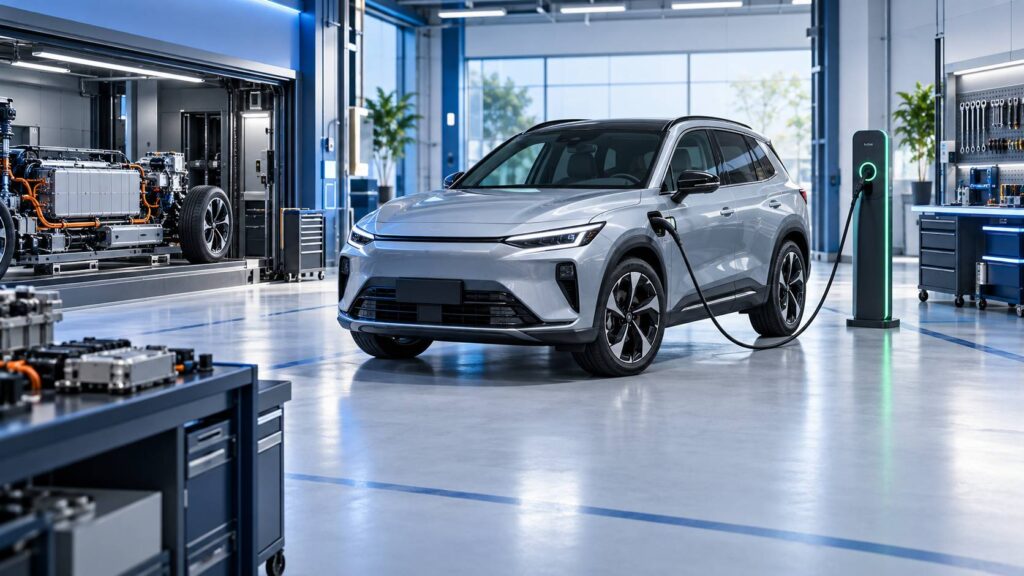 Illustration éditoriale du sujet : Découvrez le Volvo XC40 Hybride Rechargeable : L'Équilibre Parfait entre Performance et Écologie