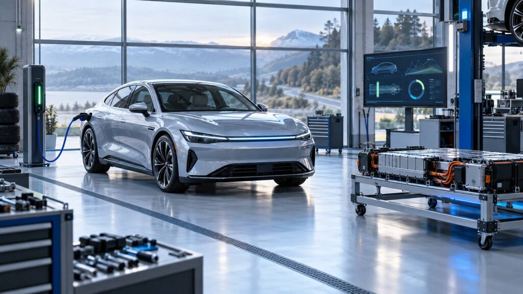 Illustration éditoriale du sujet : Mercedes CLA : découvrez les consommations réelles et l'autonomie exacte de la Voiture de l'Année 2026