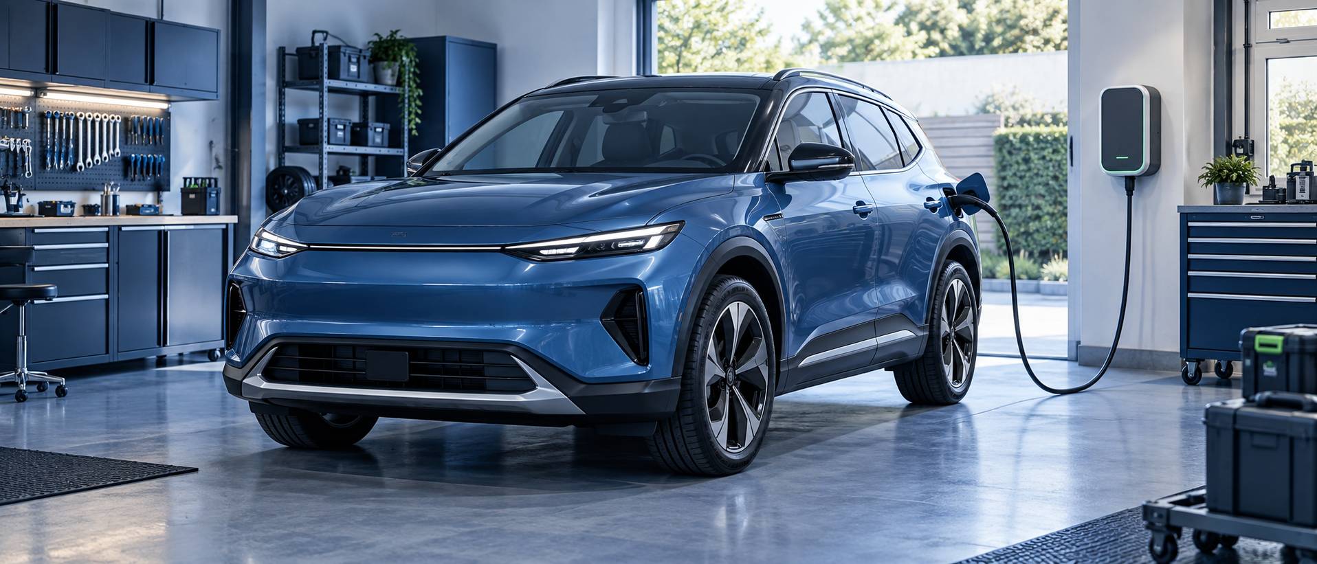 Illustration éditoriale du sujet : Test complet de la Tesla Model Y : Le SUV électrique qui redéfinit les standards ?
